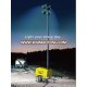 9M Telescoping rotatable Mast and lamp winch Diesel Mobile Light Tower wide application Economical