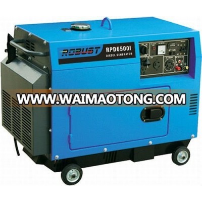 Electric Start Mobile Silent 5KW Diesel Generator