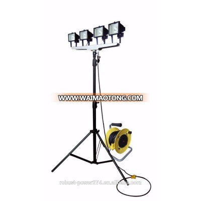 Emergency kit portable lighting tower with tripod stand